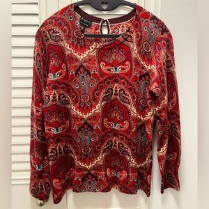 Talbots petite 100% merino wool sweater